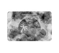 Alfombra Entrada Barrio Arrasado Y Te Amo Alfombra De Baño Moderno Alfombras Limpia Zapatos Lavable Alfombrilla Antideslizante para Pasillo Cocina Patio 40X60CM