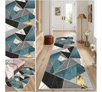 Alfombra Entrada del Salón - Alfombras de Pasillo Larga - Alfombra de Cocina Lavable - Alfombra Corredor Antideslizante - Alfombrilla de área para Cocina Lavadero Entrada Dormitorio 70 x 90 cm