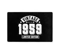 Alfombra Entrada Edición Limitada 1959 Alfombras Limpia Zapatos Lavable Alfombrilla Antideslizante Absorbente Alfombra De Baño para Pasillo Cocina Patio 40X60CM
