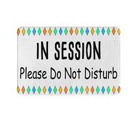 Alfombra Entrada En Sesión, por Favor No Molestar Alfombra De Baño Absorbente Alfombras Limpia Zapatos Moderno Alfombrilla Antideslizante para Garaje Interior Cocina 40X60CM