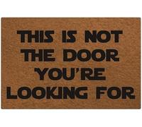 Alfombra Entrada Esta No Es La Puerta Que Estás Buscando Alfombrilla Antideslizante Absorbente Alfombra De Baño Moderno Alfombras Limpia Zapatos para Cocina Pasillo Garaje 40X60CM