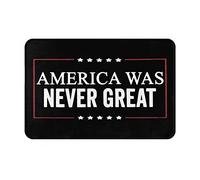 Alfombra Entrada Estados Unidos Nunca Fue Grandioso Alfombrilla Antideslizante Lavable Alfombra De Baño Absorbente Alfombras Limpia Zapatos para Patio Cocina Pasillo 40X60CM