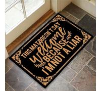 Alfombra Entrada Estos Somos Nosotros Nuestra Vida Nuestra Historia Alfombras Limpia Zapatos Divertidos Alfombra De Baño Absorbente Alfombrilla Antideslizante para Pasillo Patio Interior 40X60CM