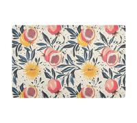 Alfombra Entrada Frutos De Guayaba Psidium Alfombras Limpia Zapatos Lavable Alfombra De Baño Divertidos Alfombrilla Antideslizante para Pasillo Patio Cocina 40X60CM