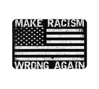 Alfombra Entrada Hagamos Que El Racismo Vuelva A Ser Un Error. Alfombra Baño Absorbente Alfombrilla Baño Lavable Felpudo Entrada para Interior Puerta Bañera 40X60Cm