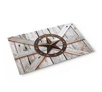 Alfombra Entrada I'Ll Be Home Christmas A Red Truck Carrying Pine Tree On Vintage Wood Grain Alfombras Limpia Zapatos Alfombra De Baño Antideslizante Alfombrilla Antideslizante para 40X60CM