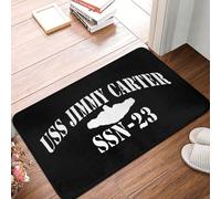 Alfombra Entrada Jimmy Carter Ssn-23 Alfombras Limpia Zapatos Divertidos Alfombra De Baño Absorbente Alfombrilla Antideslizante para Patio Cocina Trasera 40X60CM