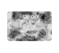 Alfombra Entrada No Quiero Ser Grosero, Pero Cállate Y Vete A La Mierda. Alfombrilla Antideslizante Moderno Alfombra De Baño Lavable Alfombras Limpia Zapatos para Pasillo Cocina Patio 40X60CM