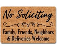 Alfombra Entrada No Se Permite Solicitar. No Hagas Esto Raro. Alfombra De Baño Moderno Alfombrilla Antideslizante Lavable Alfombras Limpia Zapatos para Interior Patio Cocina 40X60CM