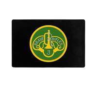 Alfombra Entrada Regimiento De Caballería Blindada 3D De EE. UU. Alfombra De Baño Lavable Alfombras Limpia Zapatos Moderno Alfombrilla Antideslizante para Patio Pasillo Cocina 40X60CM