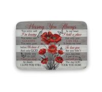 Alfombra Entrada Vintage Memorial Black Butterfly The Day God Took You Home Alfombra Antideslizante Lavable Alfombras Limpia Zapatos Divertidos Alfombra De Baño para Pasillo Cocina 40X60CM