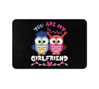 Alfombra Eres Mi Amiga Duradera Felpudo Atrapapolvo Tapete Entrada Casa para Balcón Pasillo Casa 60X40Cm