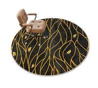 Alfombra Escritorio Suelo Antideslizante Alfombras para Sillas de Oficina Grande Protectors Suelo Silla Ruedas 160 cm Multiusos Para Oficina Casa Alfombrilla De Silla Gaming Para Suelo Duro Redondo