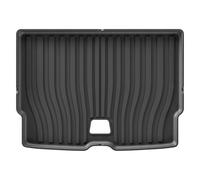 Alfombra Estera Maletero para Volvo EX30 2024 2025 Revestimiento Carga Almohadilla Maletero TPE 3D Impermeable Bandeja Sin Olor Color Negro Funda Maletero Coche