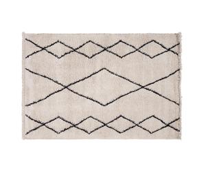 Alfombra estilo bereber gris gris 160 x 230 cm TRIBU