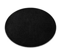 Alfombra ETON PLUS círculo Melange antracita / plata circulo 150 cm