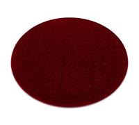 Alfombra ETON PLUS círculo Melange rojo / negro circulo 150 cm