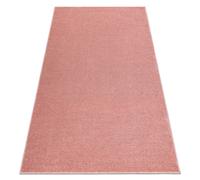 Alfombra ETON PLUS color rosa empolvado monocromática uniforme lisa 200x300 cm