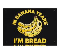 Alfombra Exterior En Años De Plátano Soy Pan Atrapapolvo Felpudo Entrada Fino Tapete Felpudo Entrada para Dormitorio Hogar Oficina 60X40Cm