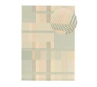 Alfombra exterior geométrica multicolor manila, 80x150 cm - atticgo