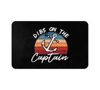 Alfombra Exterior Me Quedo con El Capitán Atrapapolvo Alfombra De Entrada Lavable Trampa De Tierra para Hogar Recibidor Pasillo 60X40Cm