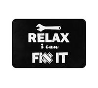 Alfombra Exterior No Te Preocupes Puedo Arreglarlo Absorbentes Felpudo Lavable Tapete Felpudo Entrada para Balcón Hogar Recibidor 60X40Cm