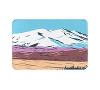 Alfombra Exterior Parque Nacional Y Reserva Denali Fino Felpudo Entrada Interior Suaves Tapete De Entrada para Dormitorio Casa Cocina 60X40Cm