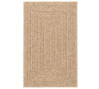 vidaXL Alfombra ZIZUR imitación yute PP resistente a rayos UV para interior y exterior 240x340 cm