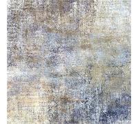 Alfombra extragrande antideslizante, lavable, abstracta, azul, 140 x 140 cm, para sala de estar, dormitorio, silla de oficina, cojín cuadrado elegante para decoración del hogar