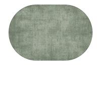 Alfombra extragrande de pelo corto de 180 x 220 cm, alfombra decorativa de estilo nórdico, diseño moderno y simple, color verde claro, antideslizante, para sala de estar y decoración del hogar