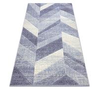 Alfombra FEEL 5673/17944 espina de pescado beige/violet 180x270 cm