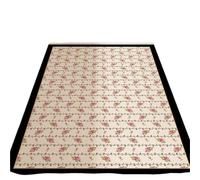 Alfombra Floral Alfombra De Cocina Cuero PVC Floral, Impermeable, Resistente A Las Manchas Y Al Aceite, Suelo Fácil Limpiar, Decoración del Hogar, Tapis