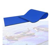 Alfombra flotante de piscina, 3 pisos matelas americanas flotantes de espuma XPE para 1-2/3-5/4-6 personas carga 300-400KG coven-lago playa, amarillo, 2.7mx1.2mx3.3cm