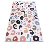 Alfombra FUN Spots para niños lugares crema 200x290 cm