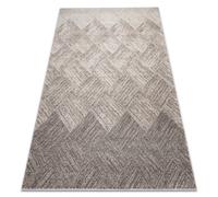 Alfombra FUSION 9775 beige / marron - Geométrica moderna abstracta 160x220 cm