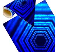 Alfombra Gamer Vinilo blando resistente al desgaste | Hexi 80x40 cm | Lavable antideslizante para habitacion juvenil Gaming Cocina Pasillo terraza exterior diseños originales o personalizados