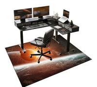 Alfombra Gaming Silla, Alfombrilla Silla Escritorio, Protector Suelo Silla Ruedas, Base para Silla de Oficina, Alfombrilla para Silla de Oficina, Tapete Protector de Suelo antiarañazos 120 x 150 cm