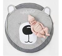 Alfombra Gatear Bebe Animales Elefante Alfombra Redonda Habitación Decoración Infantil Tapete De Juego Manta De Bebé con Relleno