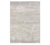 Alfombra geométrica con relieve en crema hl-vintage, 80x150 cm - atticgo