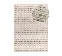 Alfombra geométrica con relieve multicolor baresa, 160x230 cm - atticgo
