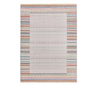 Alfombra geométrica de pelo corto multicolor samara, 120x170 cm - atticgo