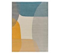 Alfombra geométrica multicolor monic, 80x150 cm - atticgo