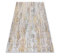 Alfombra GLOSS moderno 8487 63 Ornamento elegante glamour oro / beige 120x170 cm