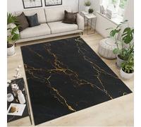 Alfombra grande antideslizante lavable de felpa suave para sala de estar y dormitorio, diseño moderno, decoración del hogar de lujo estética