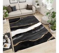 Alfombra grande antideslizante lavable de felpa suave para sala de estar y dormitorio, diseño moderno, decoración estética de lujo para el hogar