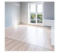 Alfombra grande de vinilo transparente - Protector de alfombra de plástico extra largo para suelos de madera dura y azulejos, 1,5 mm de grosor, 60-160 cm de ancho, tapetes para interiores y exteriores