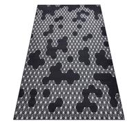 Alfombra HEOS 78547 HEXÁGONO ROMPECABEZAS antracita / crema 190x270 cm
