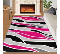 Alfombra Home Decoe del Cuarto de Chicas, alfombras Modernas Antideslizantes Antideslizantes, aplicable al salón, Dormitorio, Comedor y Pasillo (120x180cm)