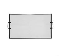 Alfombra Ignífuga BBQ 107x60cm 550°C Alfombra Ignífuga BBQ 107x60cm | Resiste 550°C, bloquea chispas, protege césped, silicona ignífuga, uso en barbacoas y fogatas(Large)