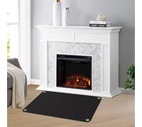 Alfombra Ignifuga para Chimenea, Alfombra Chimenea Ignifuga, Protector Suelo Chimenea, Alfombra de Fibra de Vidrio recubierta de Silicona, Alfombra Ignífuga para Chimenea y Estufa (100 * 180CM)